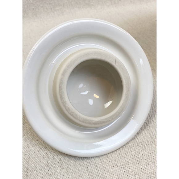 Vintage 1980s White Fiesta Ware Teapot, Homer Laughlin, USA, 5 cup capacity - Picture 5 of 8